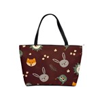 Rabbits, Owls And Cute Little Porcupines  Classic Shoulder Handbag