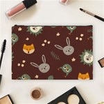 Rabbits, Owls And Cute Little Porcupines  Cosmetic Bag (Large)