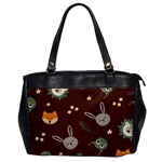 Rabbits, Owls And Cute Little Porcupines  Oversize Office Handbag