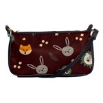 Rabbits, Owls And Cute Little Porcupines  Shoulder Clutch Bag