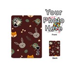 Rabbits, Owls And Cute Little Porcupines  Playing Cards 54 Designs (Mini)