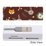 Rabbits, Owls And Cute Little Porcupines  Memory Card Reader (Stick)