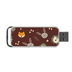 Rabbits, Owls And Cute Little Porcupines  Portable USB Flash (One Side)