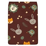 Rabbits, Owls And Cute Little Porcupines  Removable Flap Cover (L)