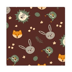 Rabbits, Owls And Cute Little Porcupines  Duvet Cover Double Side (Full/ Double Size) from ArtsNow.com Back