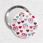 Lovely Owls 2.25  Handbag Mirror