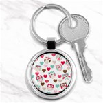 Lovely Owls Key Chain (Round)