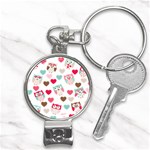 Lovely Owls Nail Clippers Key Chain