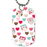 Lovely Owls Dog Tag (Two Sides)