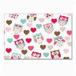 Lovely Owls Postcard 4 x 6  (Pkg of 10)