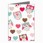 Lovely Owls Greeting Card