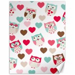 Lovely Owls Canvas 12  x 16 