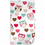 Lovely Owls Canvas 40  x 72 