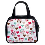 Lovely Owls Classic Handbag (Two Sides)