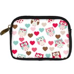 Lovely Owls Digital Camera Leather Case