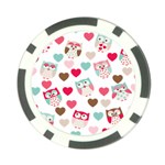 Lovely Owls Poker Chip Card Guard (10 pack)