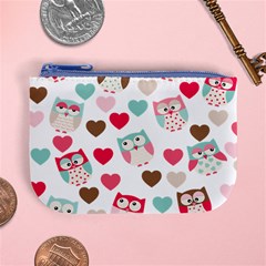 Lovely Owls Mini Coin Purse from ArtsNow.com Front