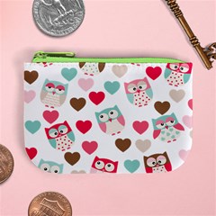 Lovely Owls Mini Coin Purse from ArtsNow.com Front