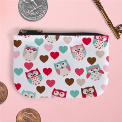 Lovely Owls Mini Coin Purse from ArtsNow.com Front