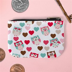 Lovely Owls Mini Coin Purse from ArtsNow.com Back