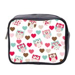 Lovely Owls Mini Toiletries Bag (Two Sides)