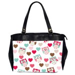 Lovely Owls Oversize Office Handbag (2 Sides)