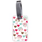 Lovely Owls Luggage Tag (two sides)