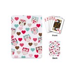 Lovely Owls Playing Cards Single Design (Mini)