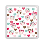 Lovely Owls Memory Card Reader (Square)