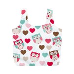 Lovely Owls Full Print Recycle Bag (M)