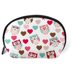 Lovely Owls Accessory Pouch (Large) from ArtsNow.com Back