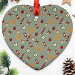 Wild Forest Friends  Ornament (Heart)