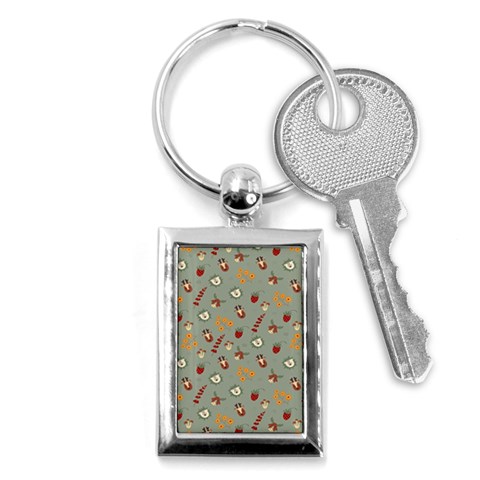 Wild Forest Friends  Key Chain (Rectangle) from ArtsNow.com Front