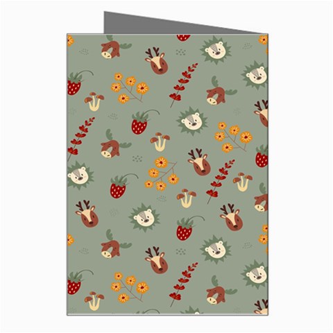 Wild Forest Friends  Greeting Card from ArtsNow.com Right