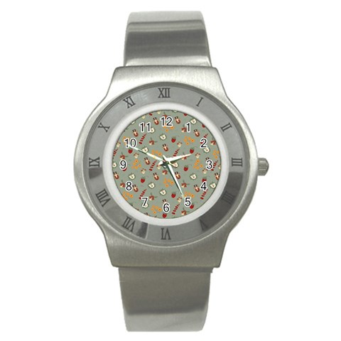 Wild Forest Friends  Stainless Steel Watch from ArtsNow.com Front