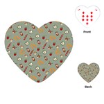 Wild Forest Friends  Playing Cards Single Design (Heart)