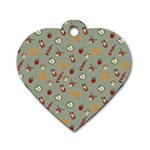 Wild Forest Friends  Dog Tag Heart (One Side)