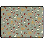 Wild Forest Friends  Fleece Blanket (Large)