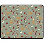 Wild Forest Friends  Fleece Blanket (Medium)