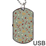 Wild Forest Friends  Dog Tag USB Flash (One Side)