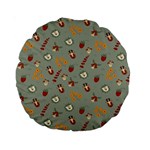 Wild Forest Friends  Standard 15  Premium Round Cushion 