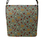 Wild Forest Friends  Flap Closure Messenger Bag (L)