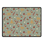 Wild Forest Friends  Double Sided Fleece Blanket (Small)