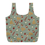 Wild Forest Friends  Full Print Recycle Bag (L)