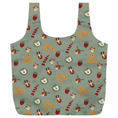 Wild Forest Friends  Full Print Recycle Bag (XL) from ArtsNow.com Front