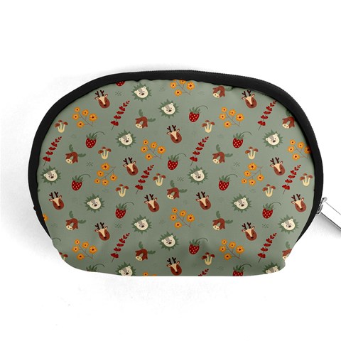 Wild Forest Friends  Accessory Pouch (Medium) from ArtsNow.com Front