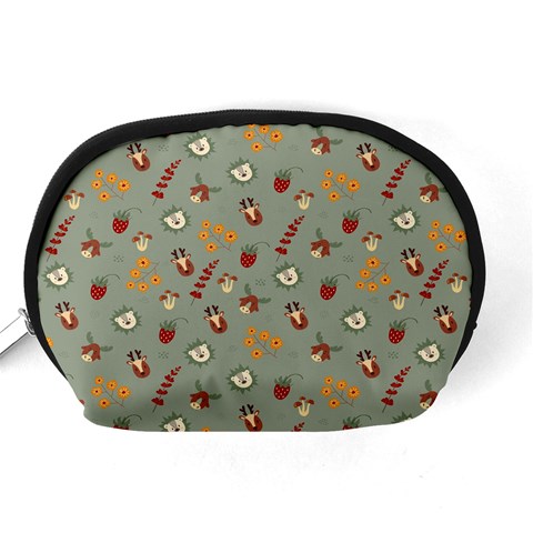 Wild Forest Friends  Accessory Pouch (Medium) from ArtsNow.com Back