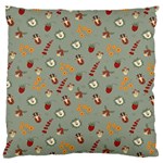 Wild Forest Friends  Large Flano Cushion Case (One Side)