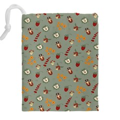 Wild Forest Friends  Drawstring Pouch (5XL) from ArtsNow.com Back