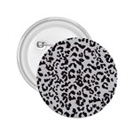 Leopard print gray theme 2.25  Button